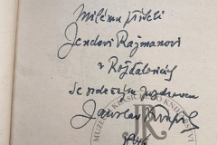 Umělecká knižní vazba z roku 1946, vázal Jenda Rajman