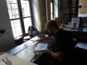 Workshop Ebru a kaligrafie 2